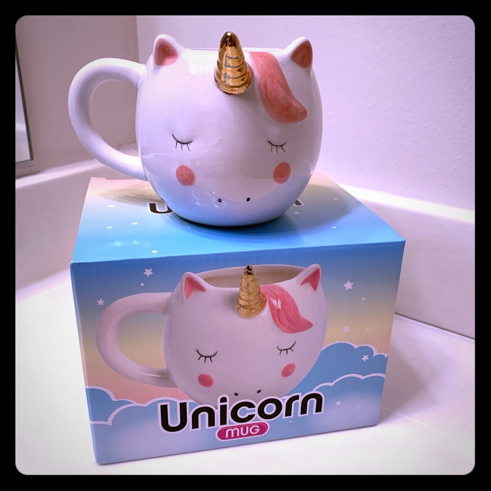 - 💗Cute Unicorn 🦄 Coffee Mug 💜